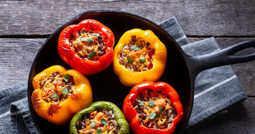 Stuffed Colorful Peppers Recipe: A Light, Flavor-Packed Mediterranean Delight 44