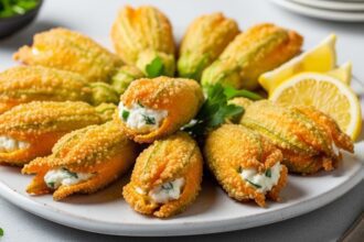 Fried Zucchini Flowers Stuffed with Feta Cheese and Herbs: The Tastiest Summer Flower on Your Plate in Just 10 Minutes 15