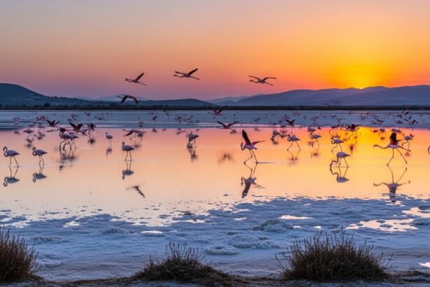 The Pink Winged Guardians: Flamingos in the Salt Lakes of Greece 12