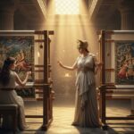 Web of Arachne: Pride, Art, and the Eternal Thread of Greek Creation 2