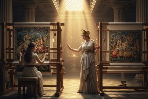 Web of Arachne: Pride, Art, and the Eternal Thread of Greek Creation 12
