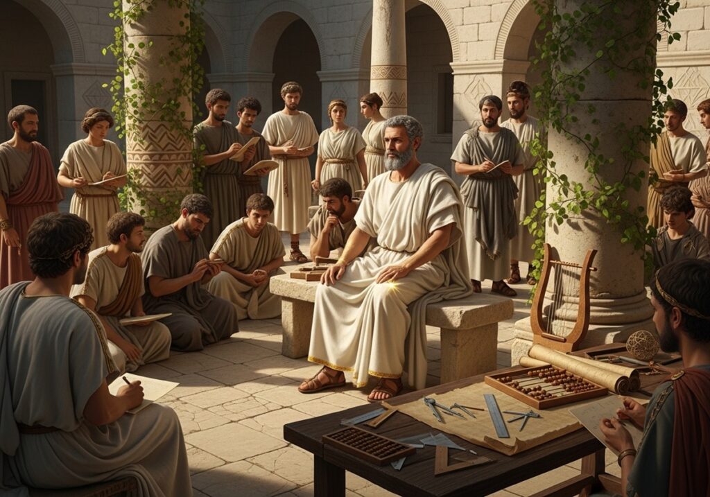 Pythagoras and the Sacred Silence of Samos. A Journey to the Harmony of the Spheres 12