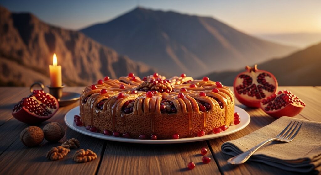 Underworld's Irresistible Lure - A Mythic Pomegranate Walnut Cake to Ignite Your Autumn Solstice Celebrations 15