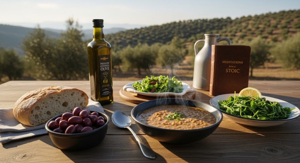 Savoring Wisdom - A Stoic Journey Through Greek Flavors and Mindful Nourishment 12