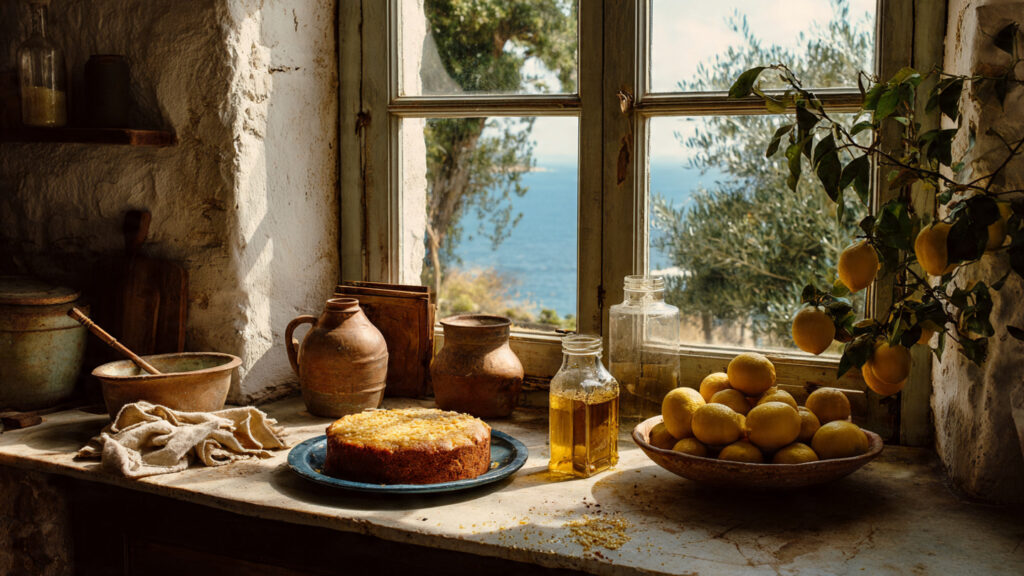 The Spring Lemon Cake of the Aegean and the Light of Delos 16