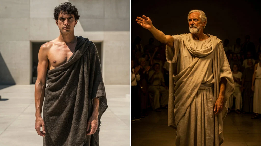 The Greek Dress Tradition | The Chiton, the Himation, and the Philosophy of the Draped Form 16