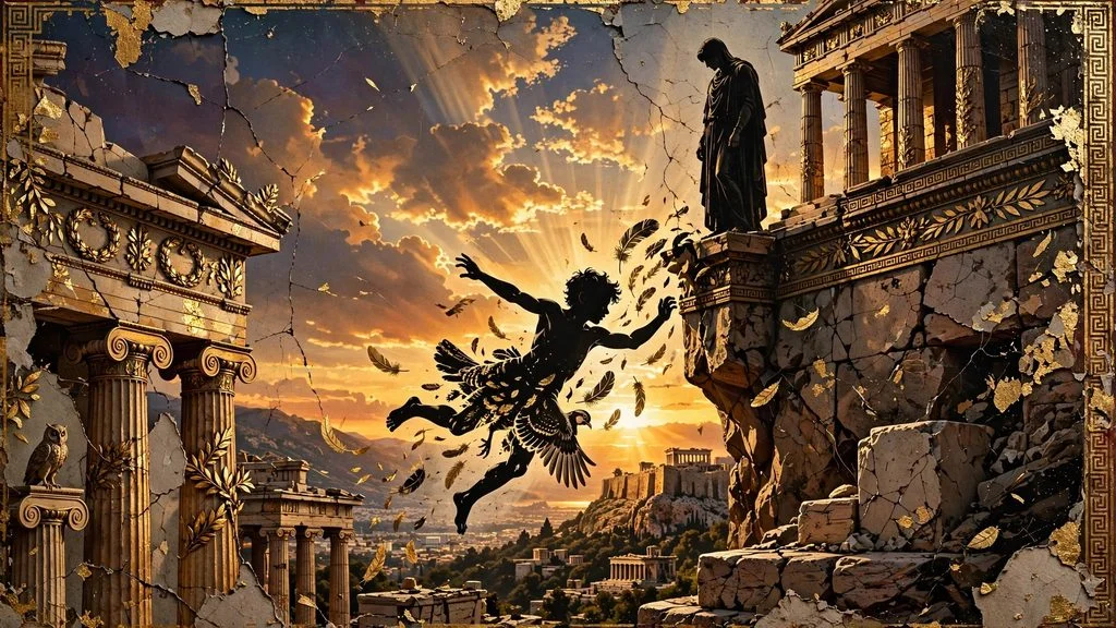 Daedalus and Icarus | The Crime Behind the Flight from Crete 15